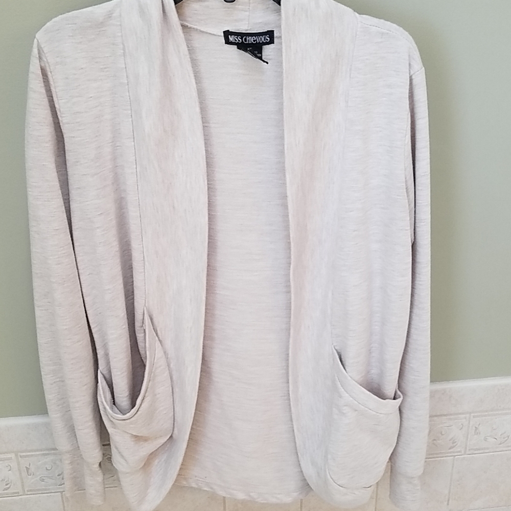 Oatmeal Colored Cardigan